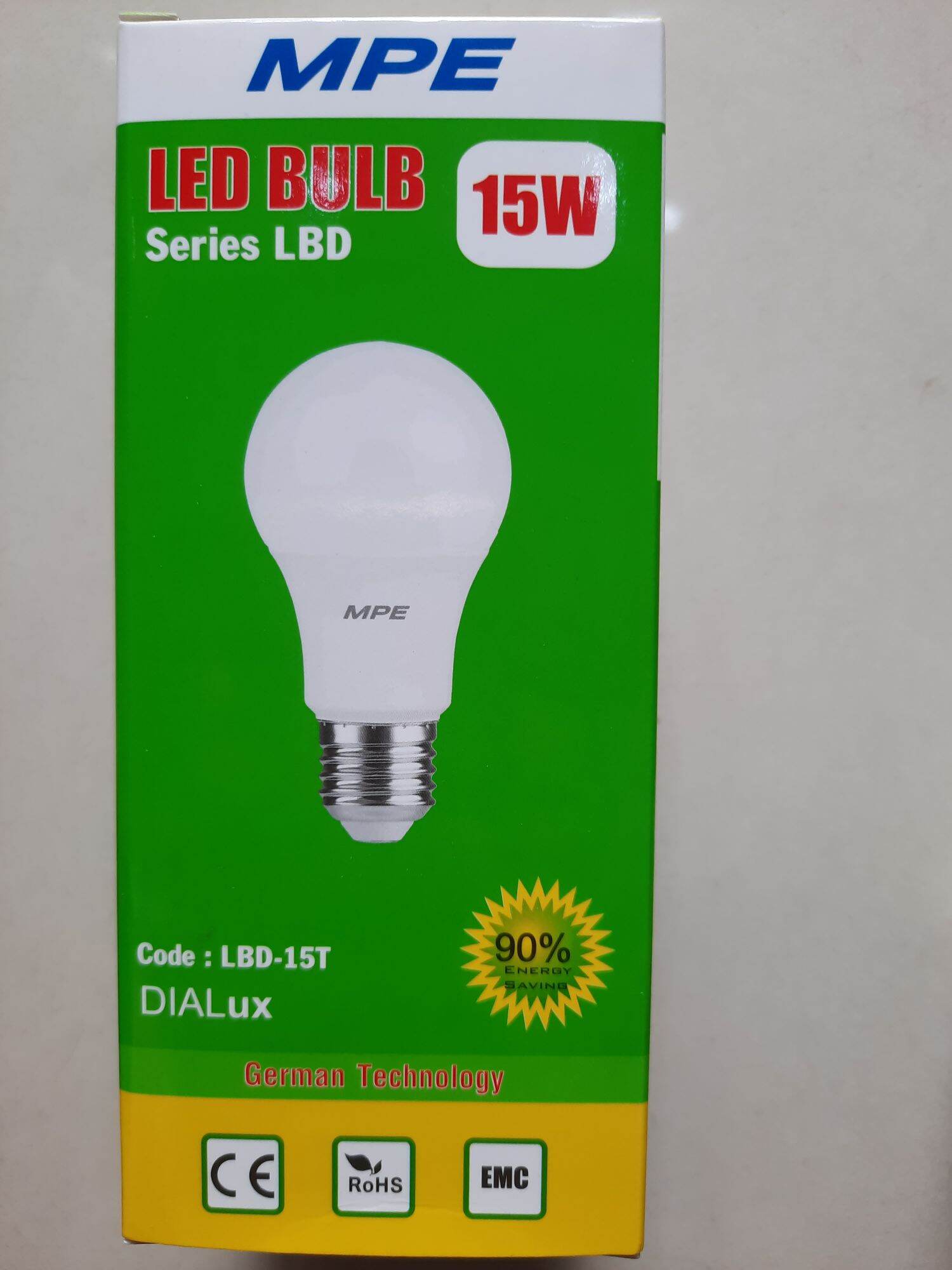 Bóng đèn led búp MPE trắng 3w, 5w, 9w, 15w.