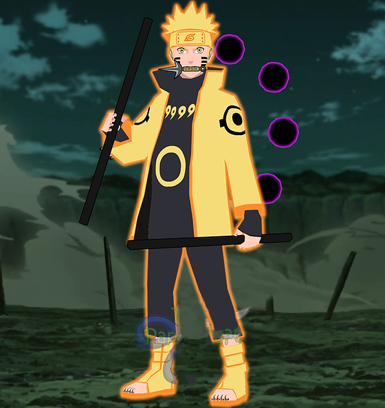 Mô hình giấy anime (Naruto) Uzumaki Naruto Rikudou Sennin (Lục đạo hiền nhân cảnh giới - Sage Six Pa