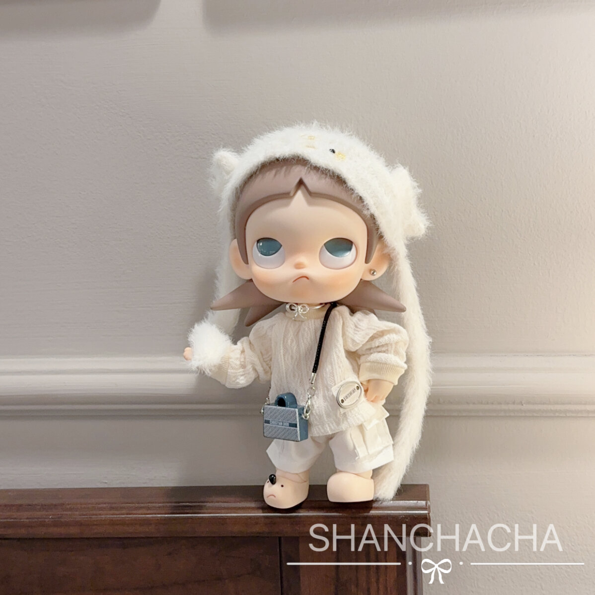 Zsiga Zsiga 1/8 Scale Cute Style Doll Clothes Replacement Cat Coconut Glasses Set Doll Clothes Cotto