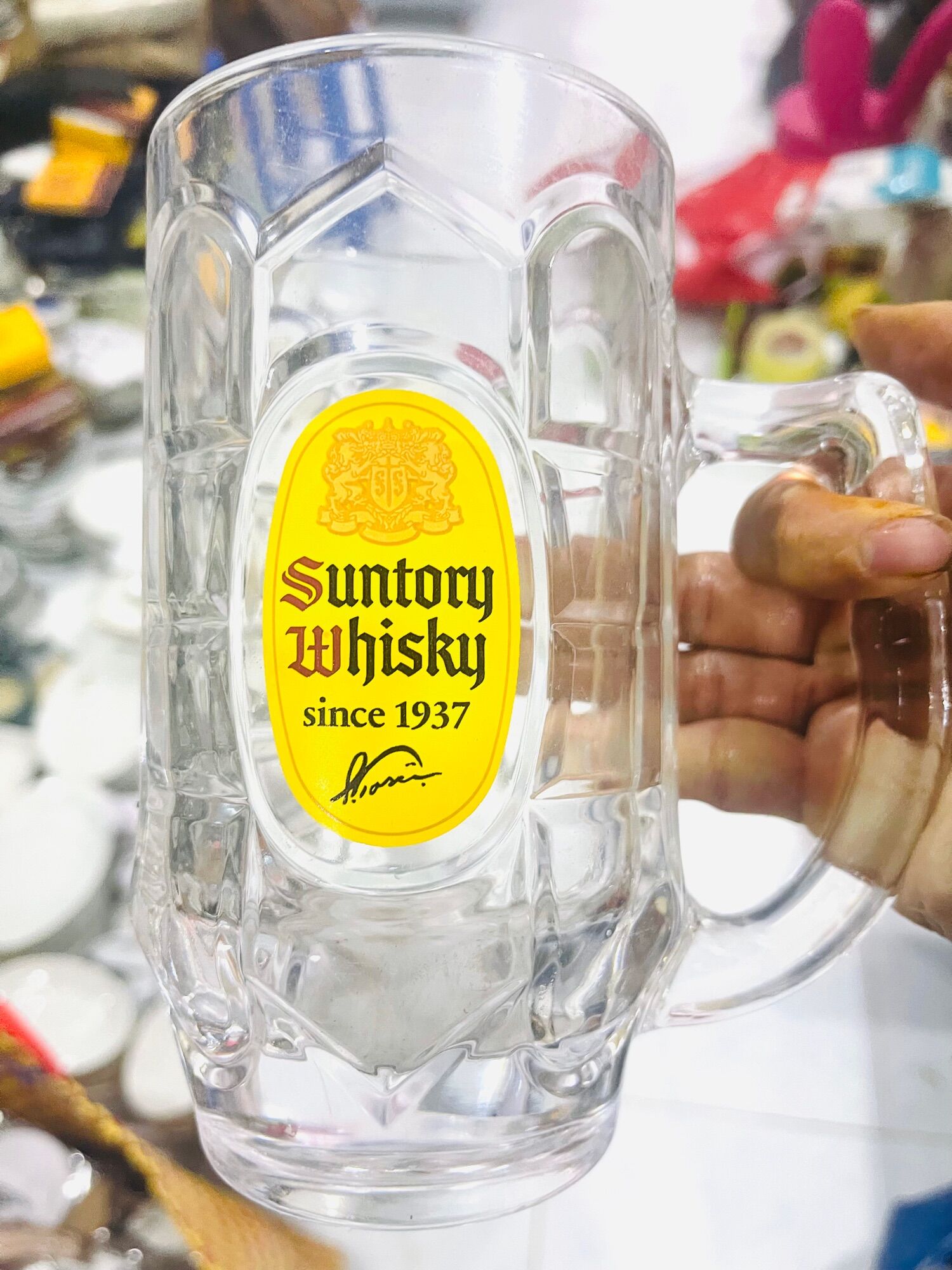 Ly Thuỷ tinh Suntory Cao cấp - 700ml - Giải pháp cho vấn đề Nóc nhà chỉ cho uống 1 ly mỗi ngày😞😞