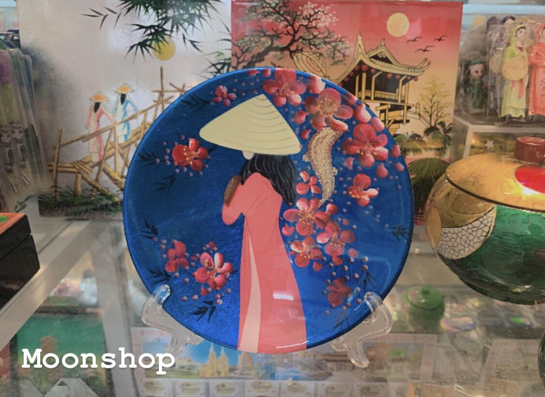 Đĩa sơn mài ( đk:15cm )
