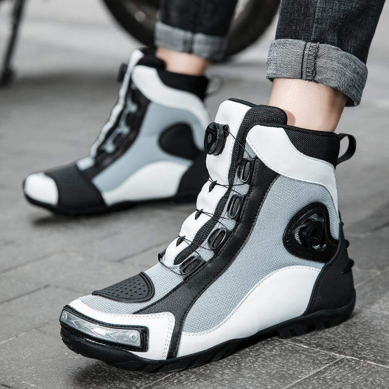 RONGWEIFU | Breathable Rainproof Antiskid Increasing Height Motorcycle Boots Giá 9,580,000 Đồng*Miễn phí vận chuyển