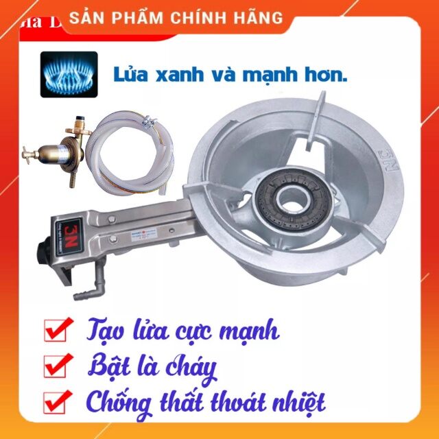 Bếp ga công nghiệp + van dây công nghiệp