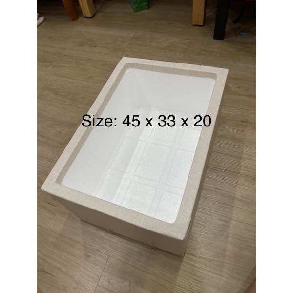 Thùng mút nuôi cá trồng cây size 45cm
