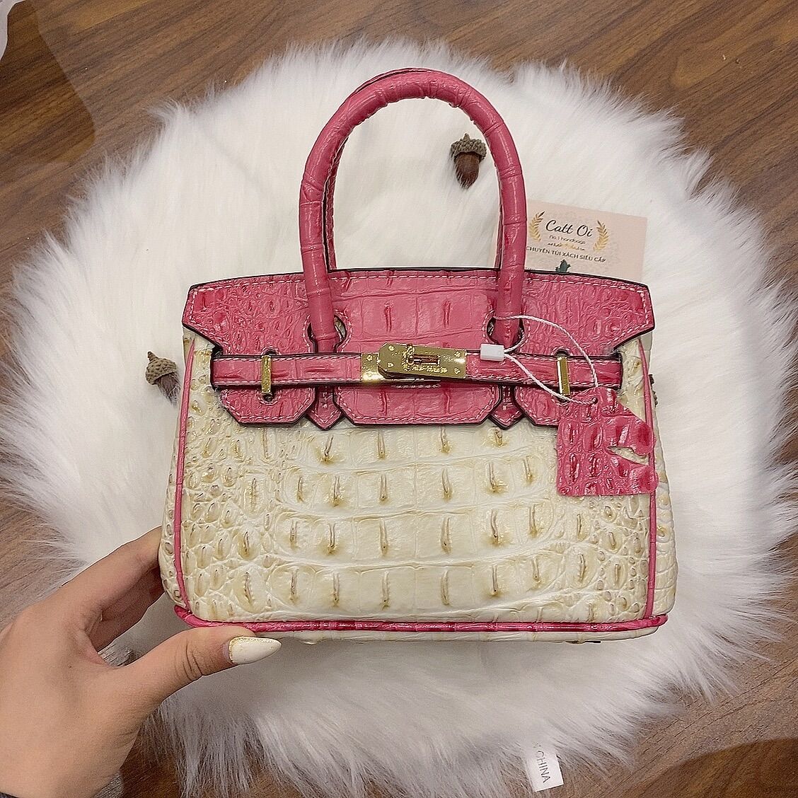 Túi Hermes Birkin Da Sấu Size 20 FULLBOX