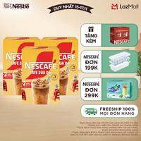 [ƯU ĐÃI THÁNG 11] [FREESHIP TOÀN QUỐC] Combo 3 hộp Cà Phê Sữa NESCAFÉ Cà Phê Sữa Đá (Hộp 10 Gói x 24g)