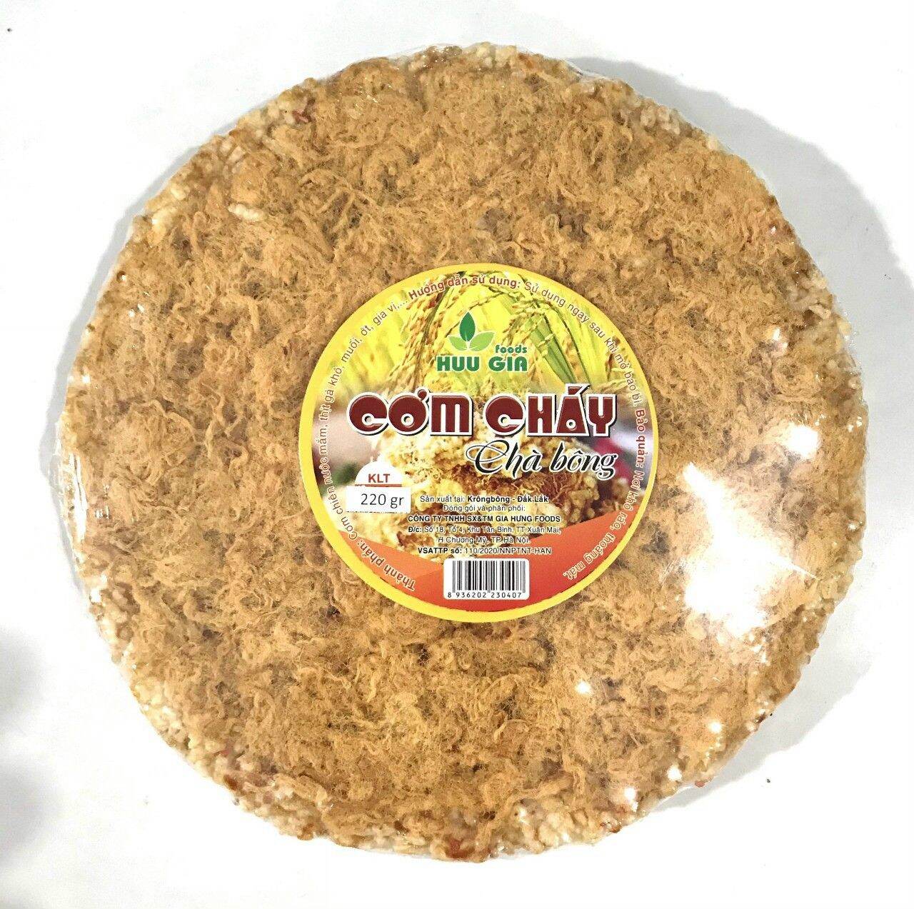 Cơm cháy chà bông hữu gia siêu ngon 220gr