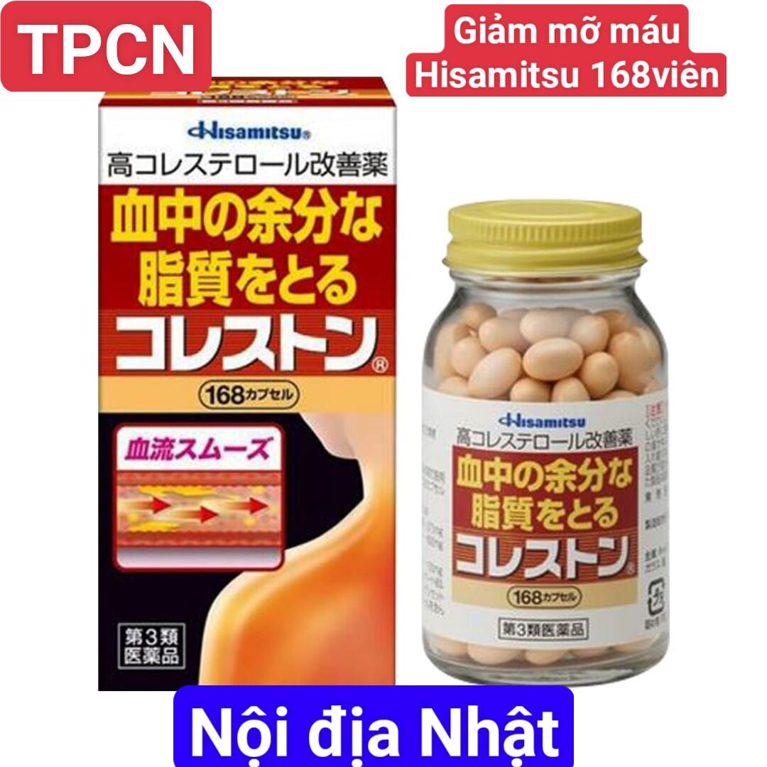 Viên Uống Giảm Mỡ Máu Hisamitsu hộp 168viên Nhật Bản