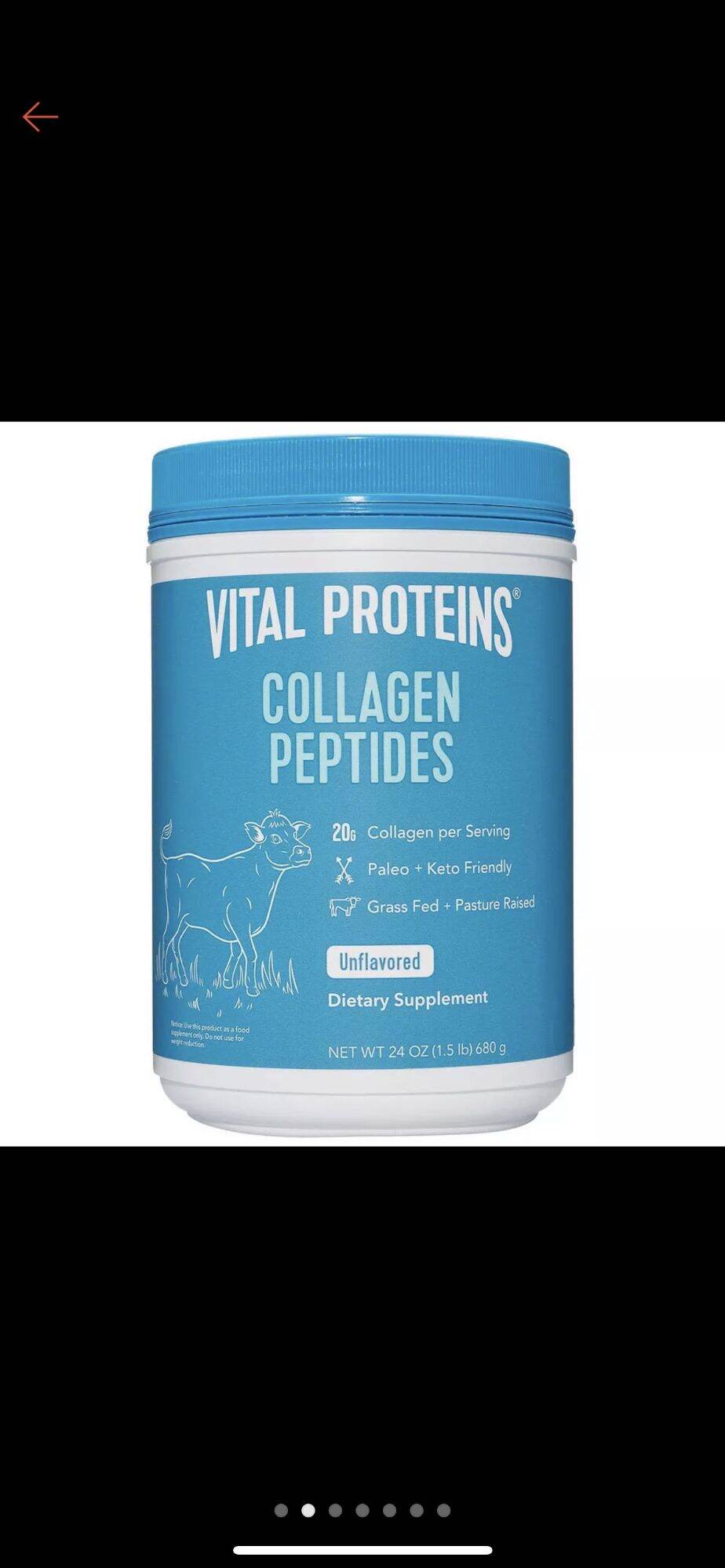 BỘT COLLAGEN VITAL PROTEINS COLLAGEN PEPTIDES UNFLAVORED 680g