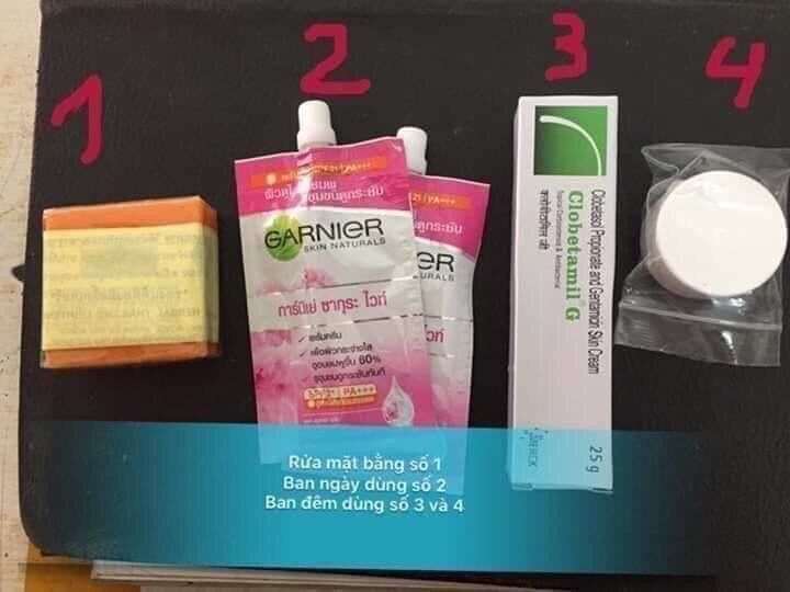 Bộ Kem Nám GARNIER của Thái Lan