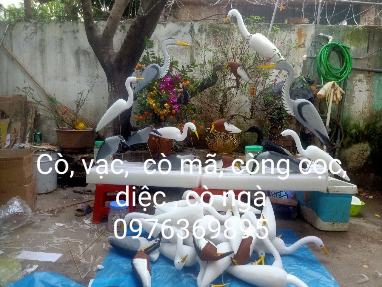 Combo 10 con cò xốp dẻo