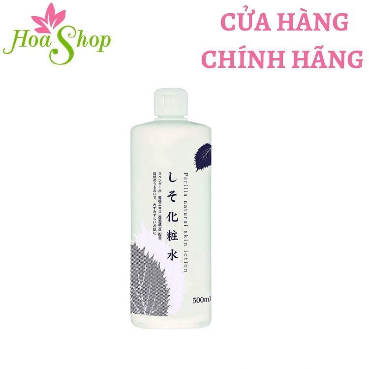 Nước Hoa Hồng Tía Tô Dokudami Perilla Natural Skin Lotion  500ml