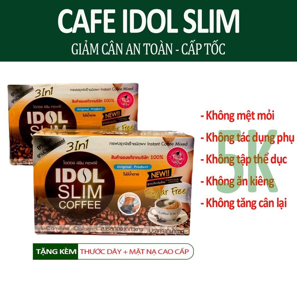 HOÀN TIỀN 15% - Cà Phê Giảm Cân Idol Slim Coffee Cafe Giảm Cân Cấp Tốc