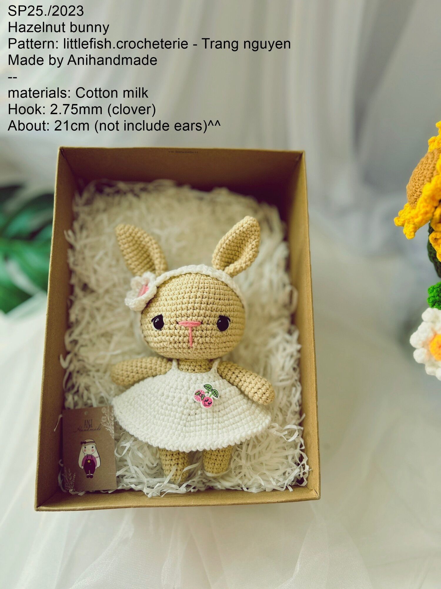 Thỏ len handmade