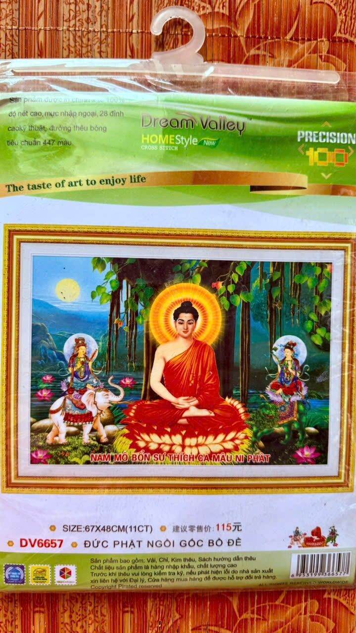 ​[Tổng Hợp] Tranh Thêu Chữ Thập Phật Tổ (Thích Ca) - Hãng Die Lian Hua/Dream Valley Cao Cấp [Chưa Thêu