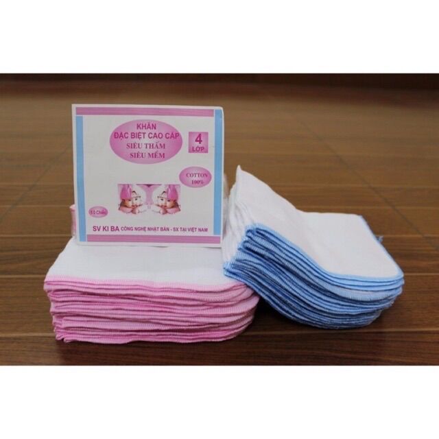 Set 10 khăn sữa 2 lớp siêu mềm cho bé