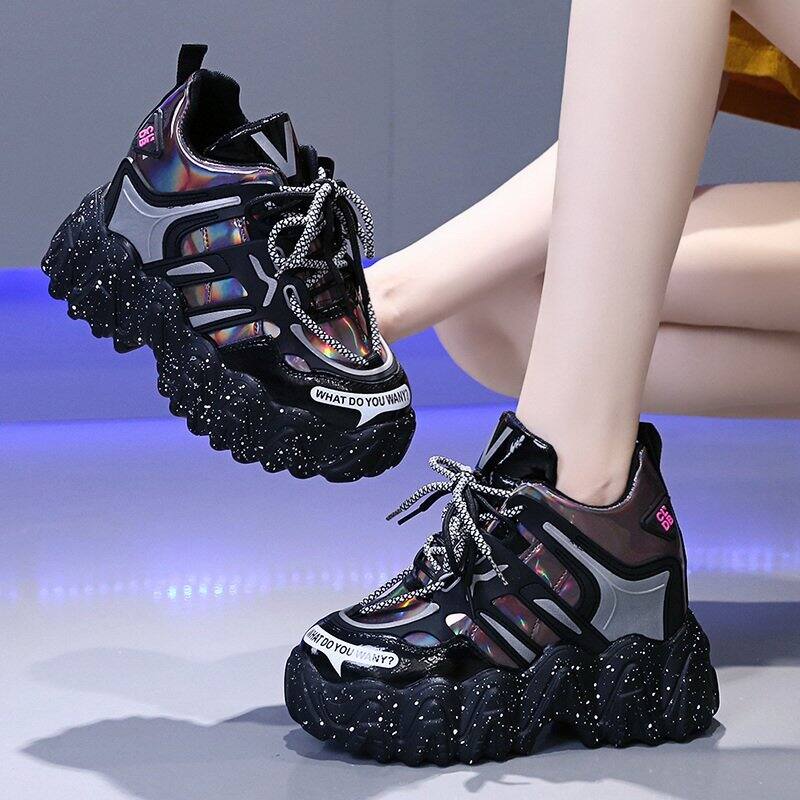 Giày Chunky Sneaker Giày Nữ Độn Chiều Cao Thường Ngày Thể Thao Siêu Hot Nổi Tiếng Trên Mạng Dễ Phối Mẫu Mới Mùa Xuân 2023 Đế Dày Sành Điệu Instagram Cho Nữ