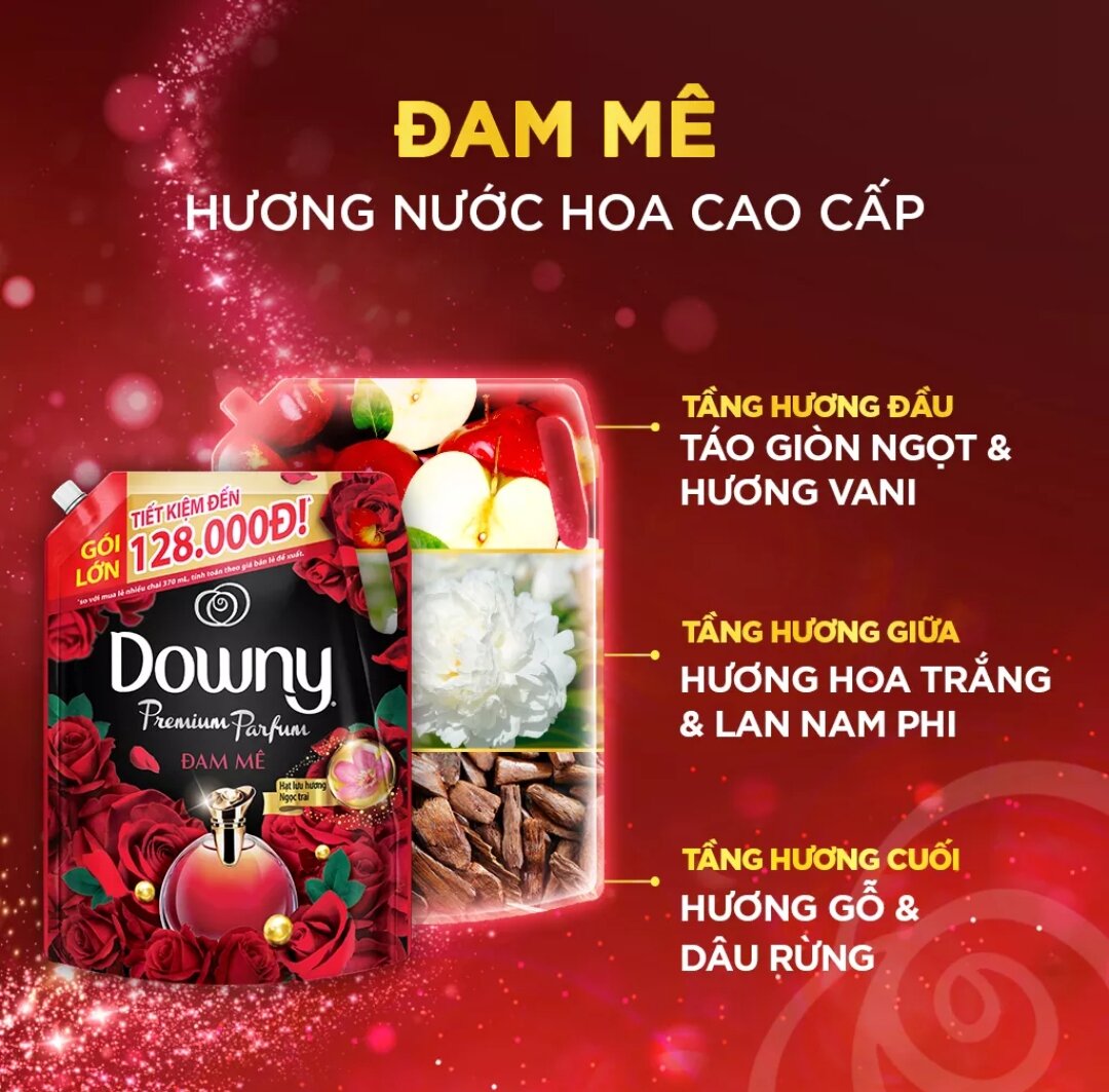 Nước xả vải Downy 3,5l