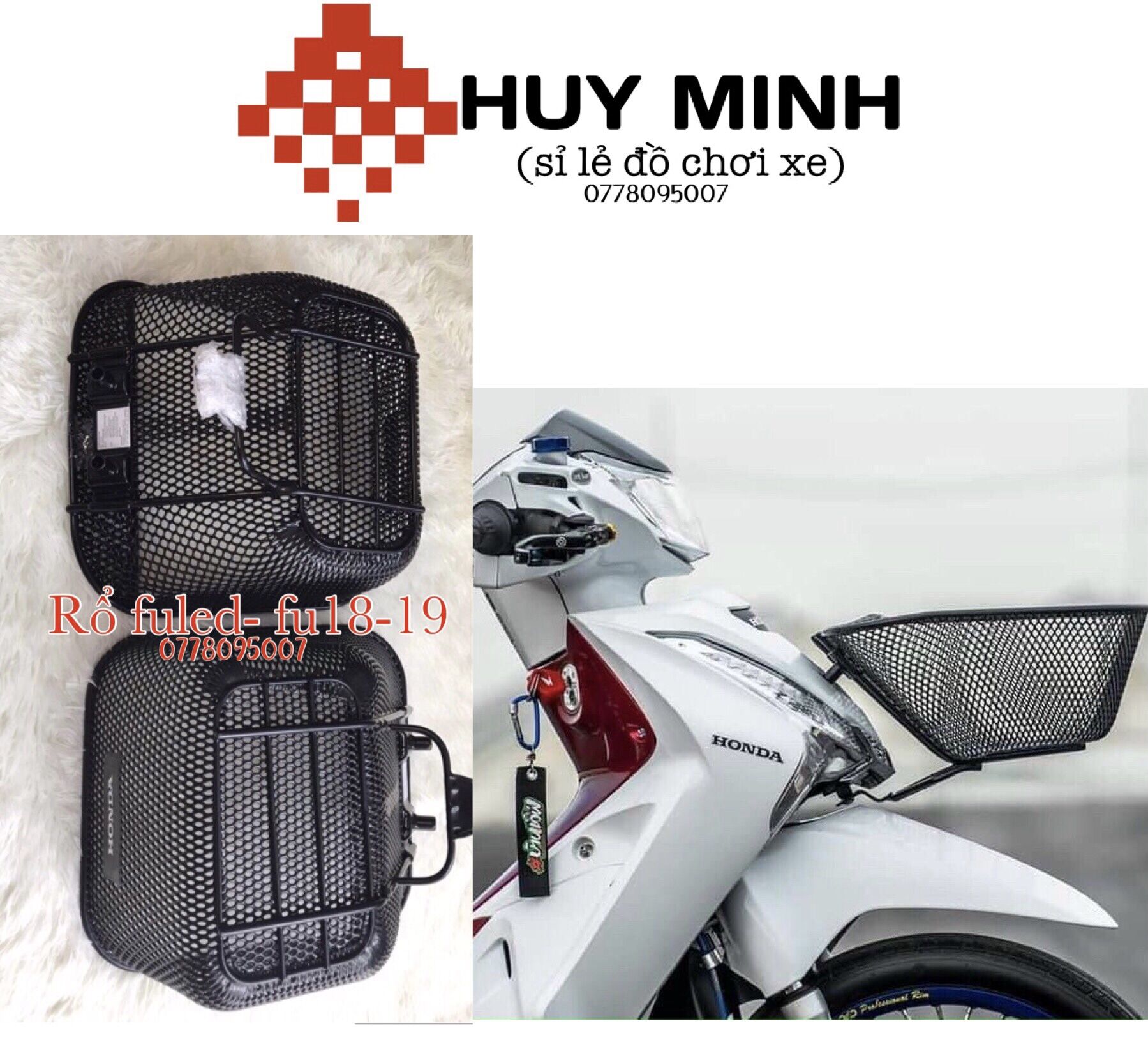Rổ xe máy future 17/18/19/led/2020