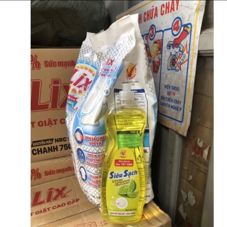 Bột Giặt Lix 5.5Kg Tặng