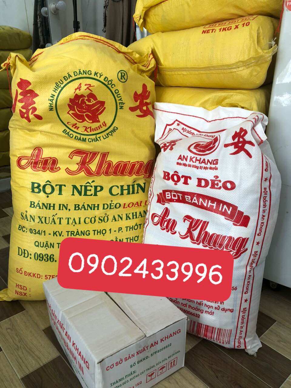 BỘT BÁNH IN AN KHANG TÚI 1KG, BỘT XỐP