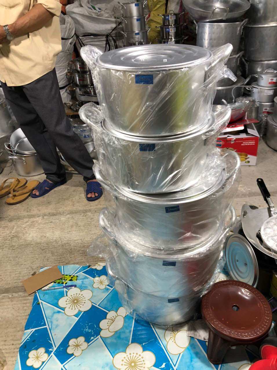 Nồi tem xanh size to 28cm đến 42cm