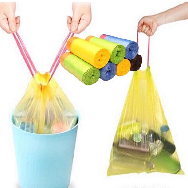 Cuộn túi đựng rác có quai xách tiện lợi