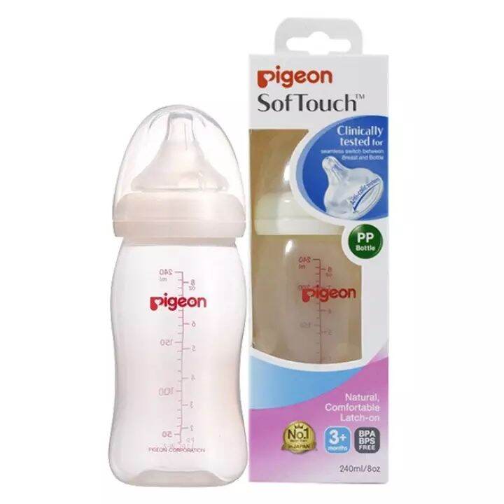 Bình sữa pigeon cổ rộng 240ml