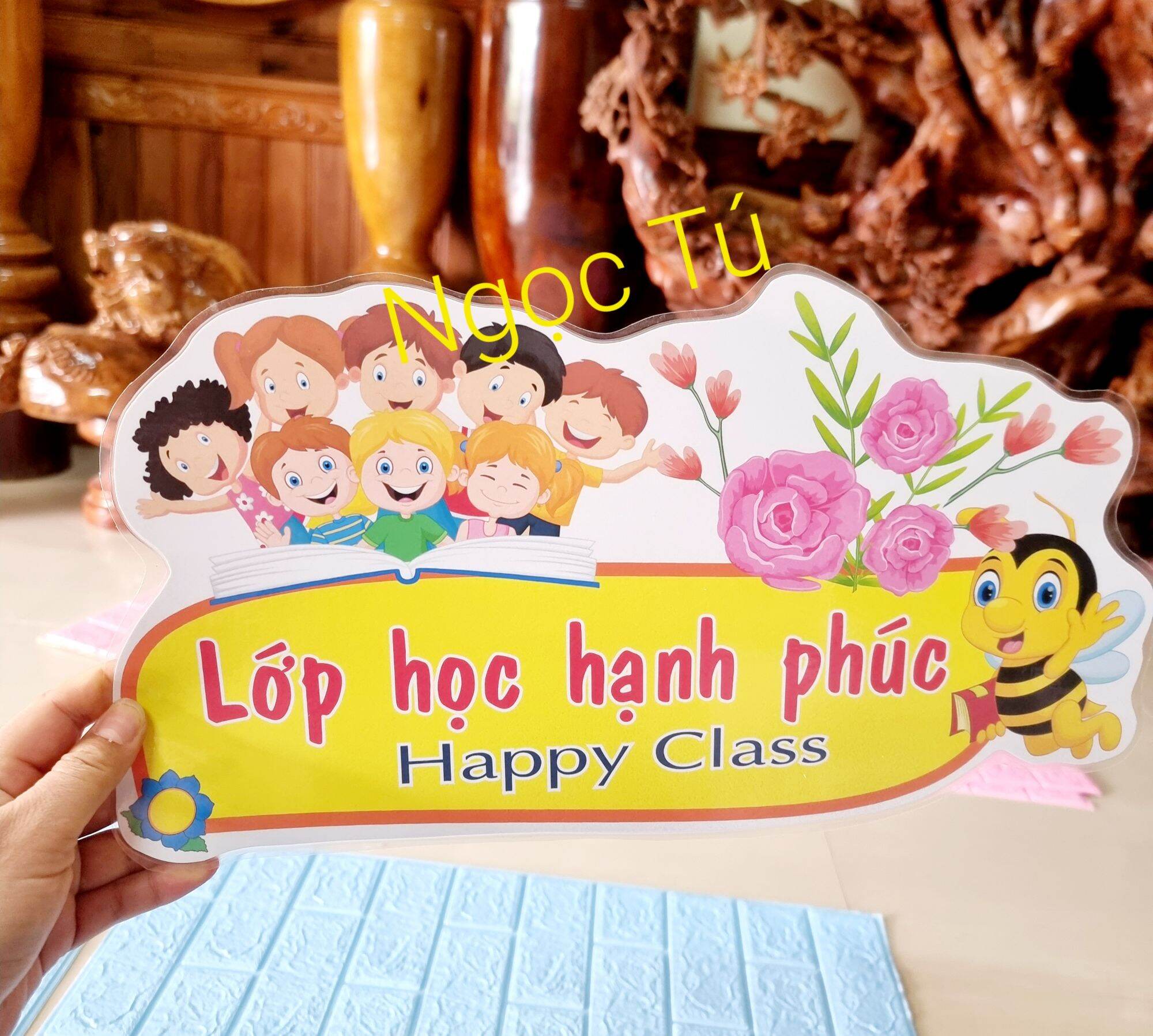 (Đồ dùng dạy học MCH) Sét bộ Lớp học hạnh phúc Rời.