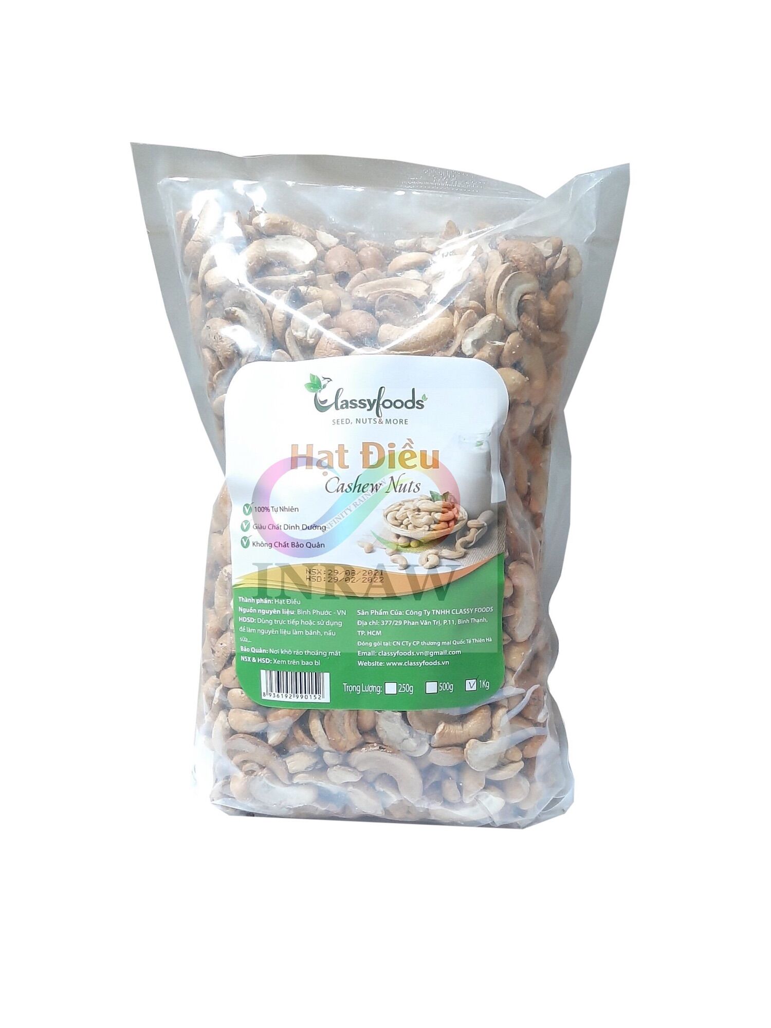 Hạt Điều Bể Đôi Rang Muối (Túi 100g / 200g)