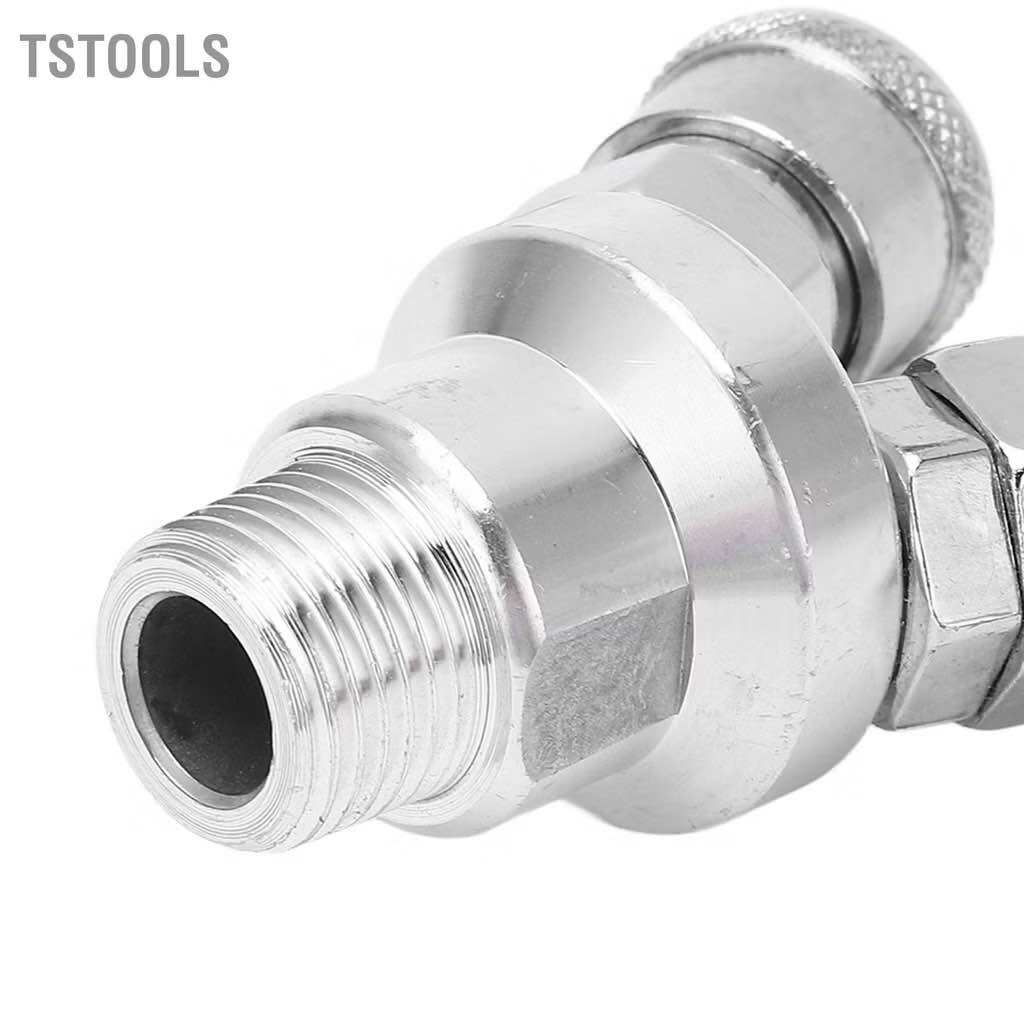 Đầu Nối 2 Chiều G1/2 Ren Khớp Nhanh Bằng Thép Carbon Mạ Chrome Bộ Chia Khí Nén