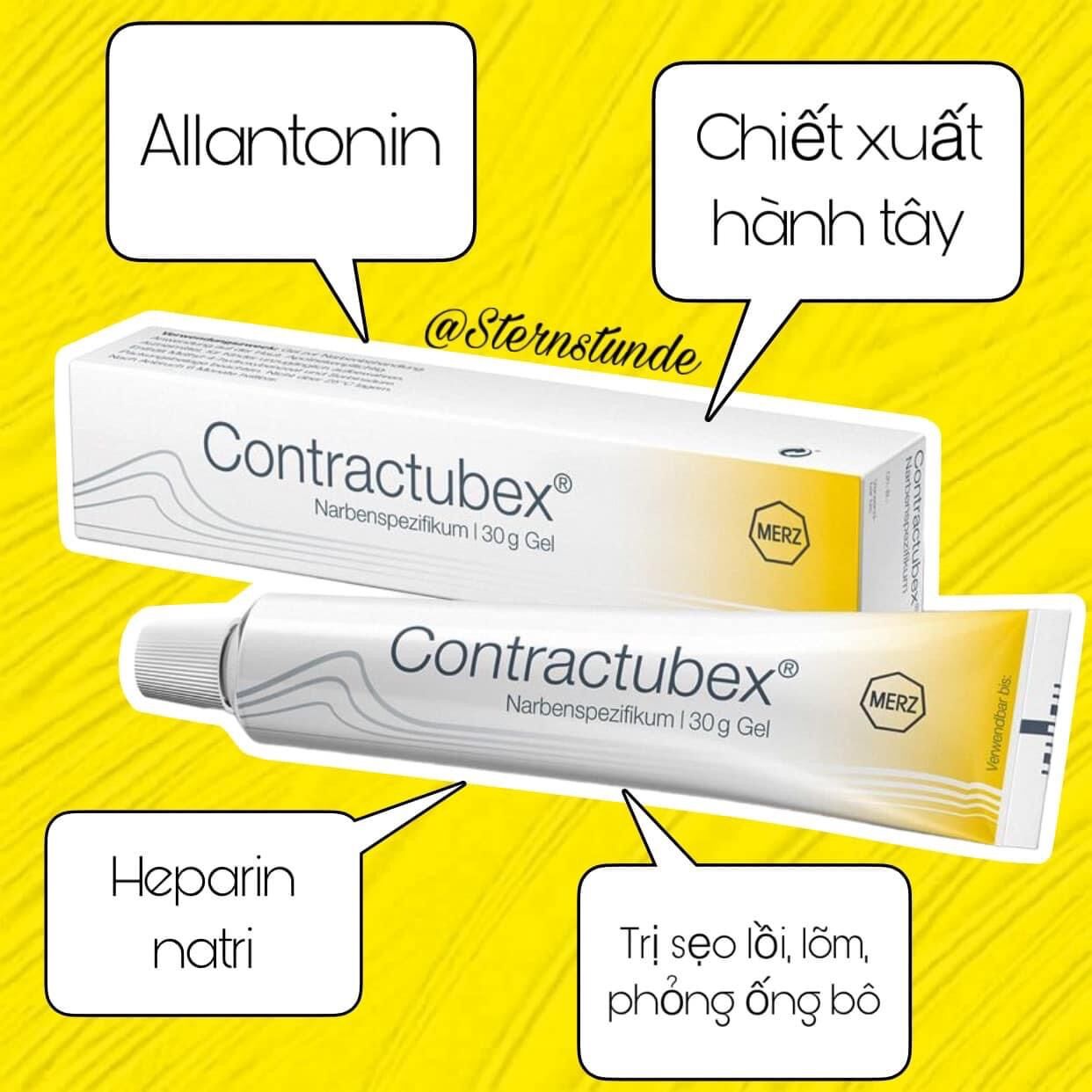 (Có Bill - nội địa Đức) Kem làm mờ sẹo Contractubex 30g