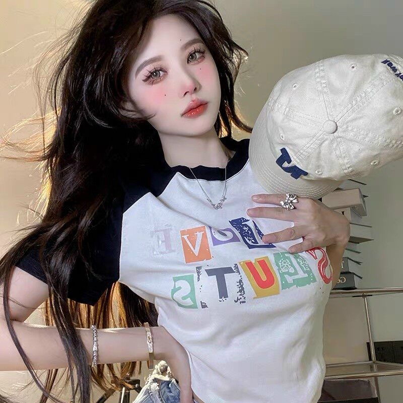 ÁO CROPTOP KIỂU IN CHỮ LODE