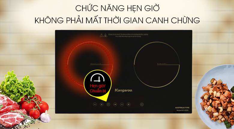 Bếp từ hồng ngoại lắp âm Kangaroo KG499N