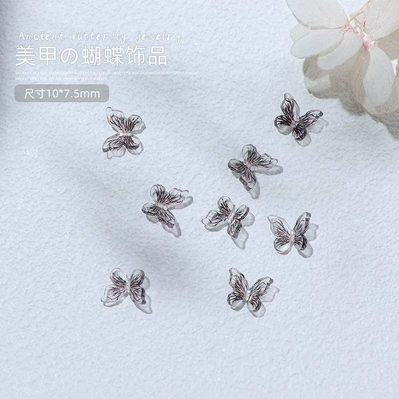 [MÃ81] 10cái charm 3d nhựa làm nail