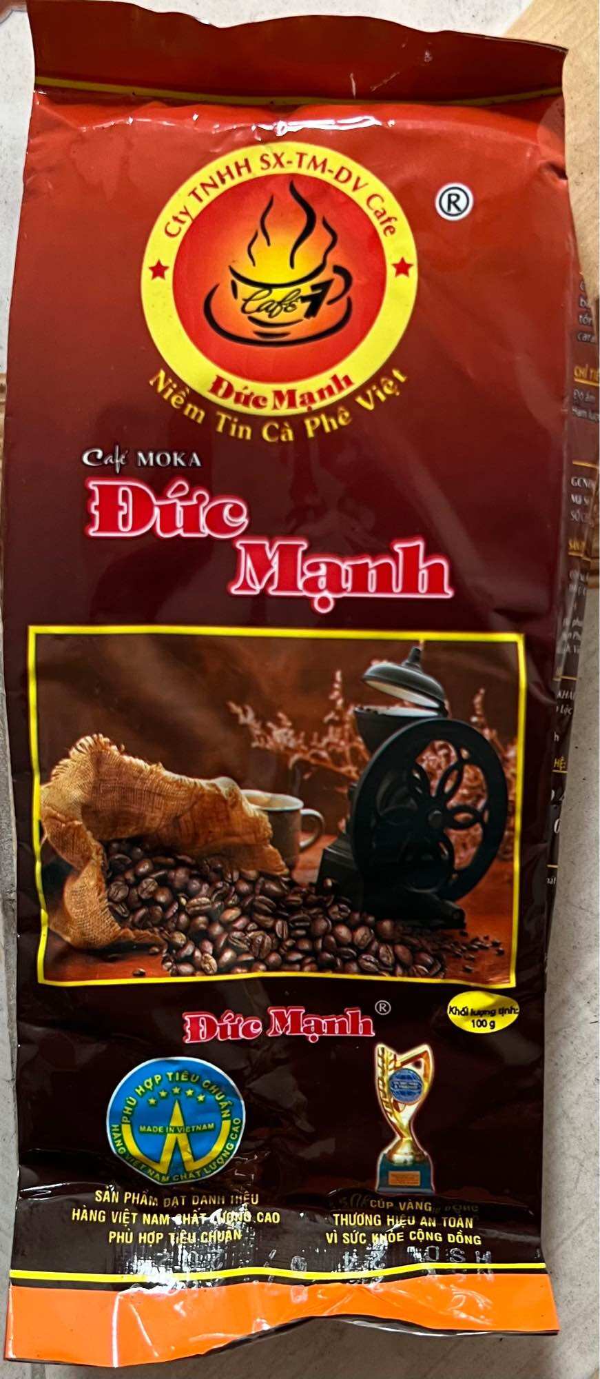 Cà phê đức mạnh gói 100g
