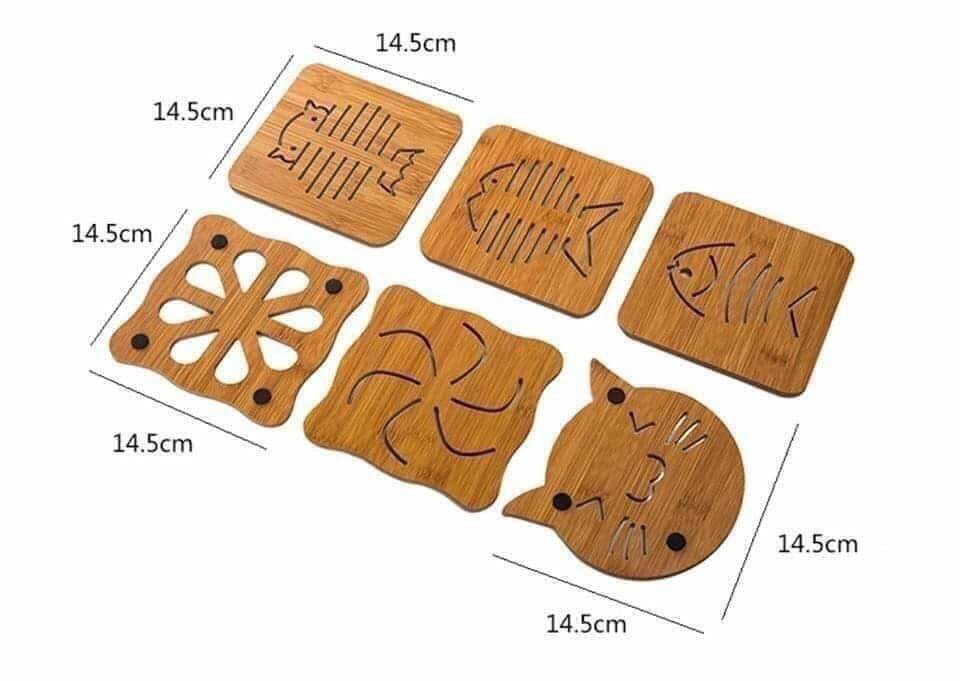 Combo 3 lót nồi gỗ đa năng