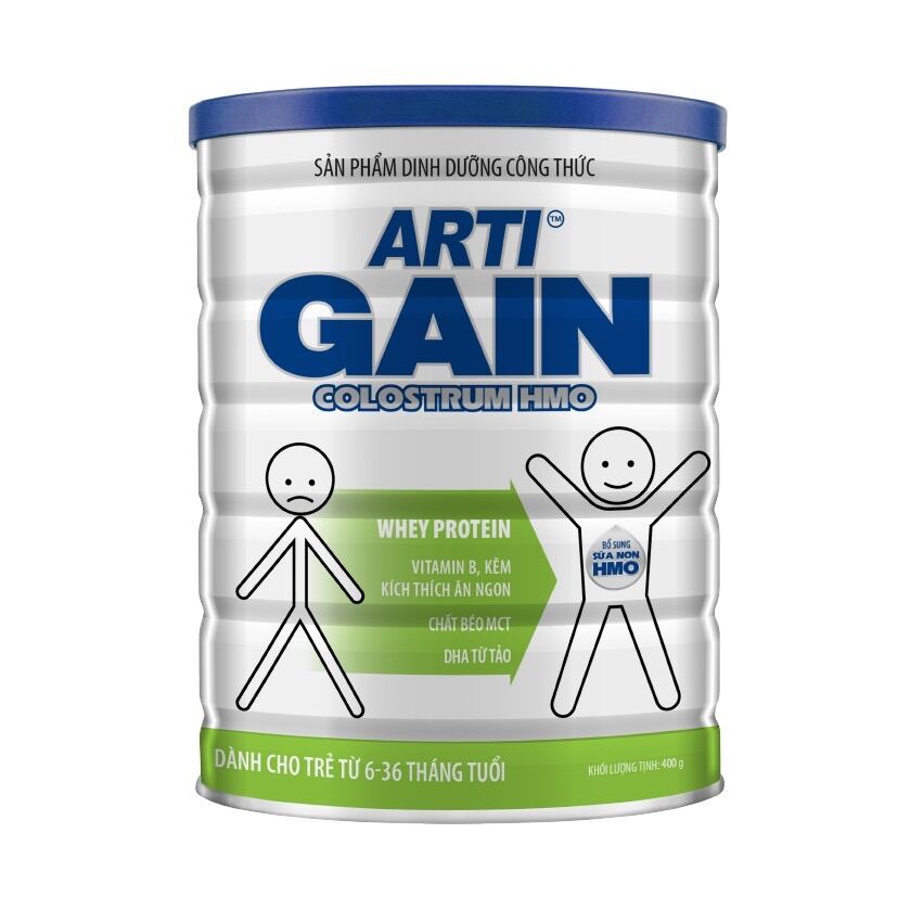 Sữa bột Arti Gain Colostrum HMO 6-36 tháng