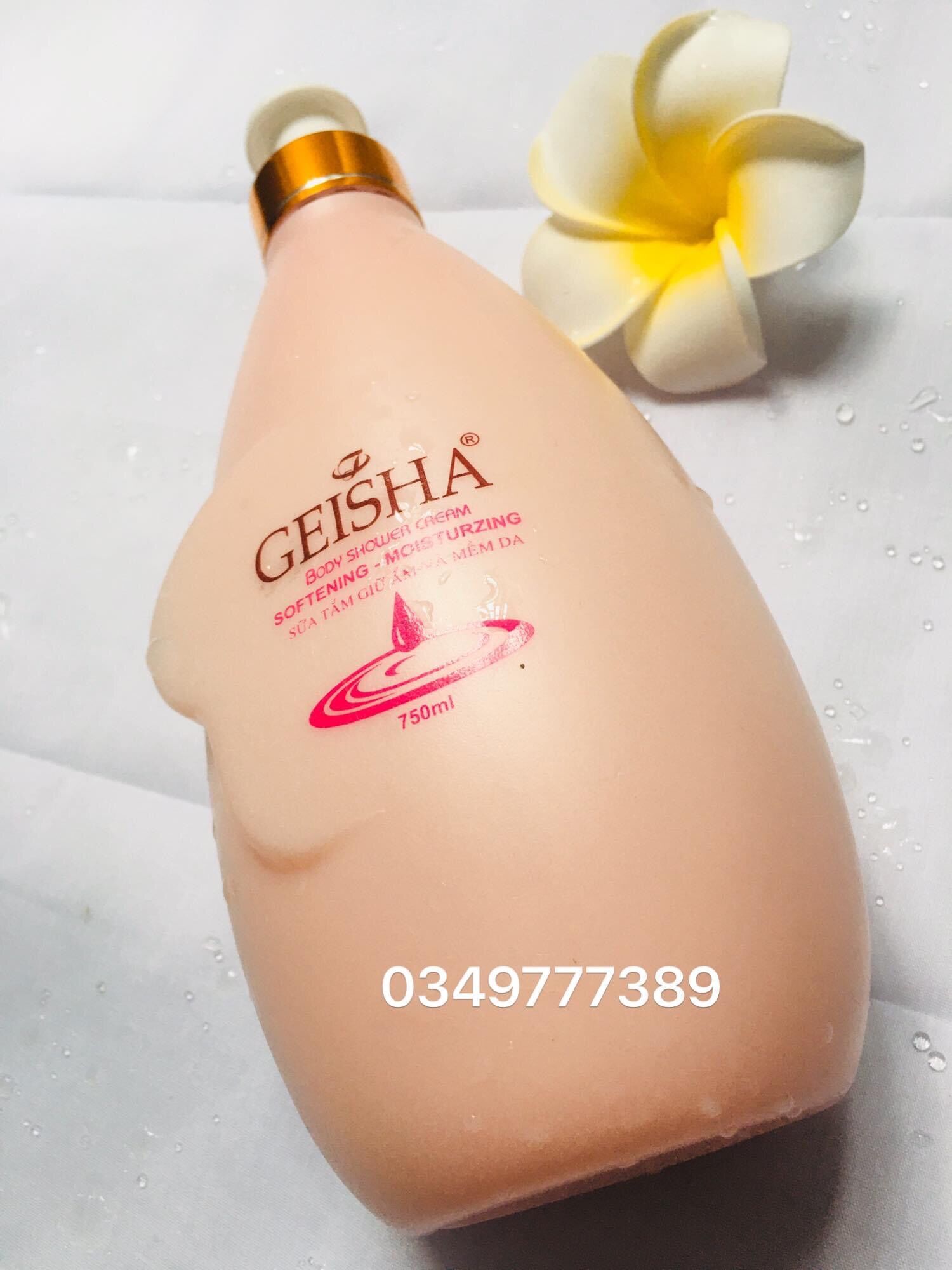 Sữa tắm Geisha hương nước hoa quyến rũ 650ml-hồng