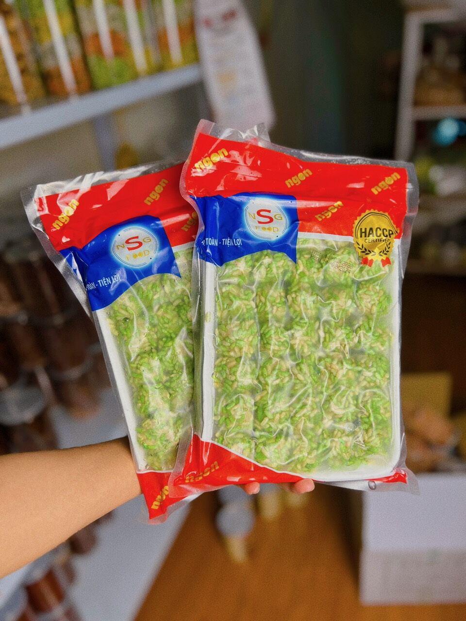 Viên hải sản sốt phomai phủ cốm ongon - gói 500gr - ship hoả tốc hà nội