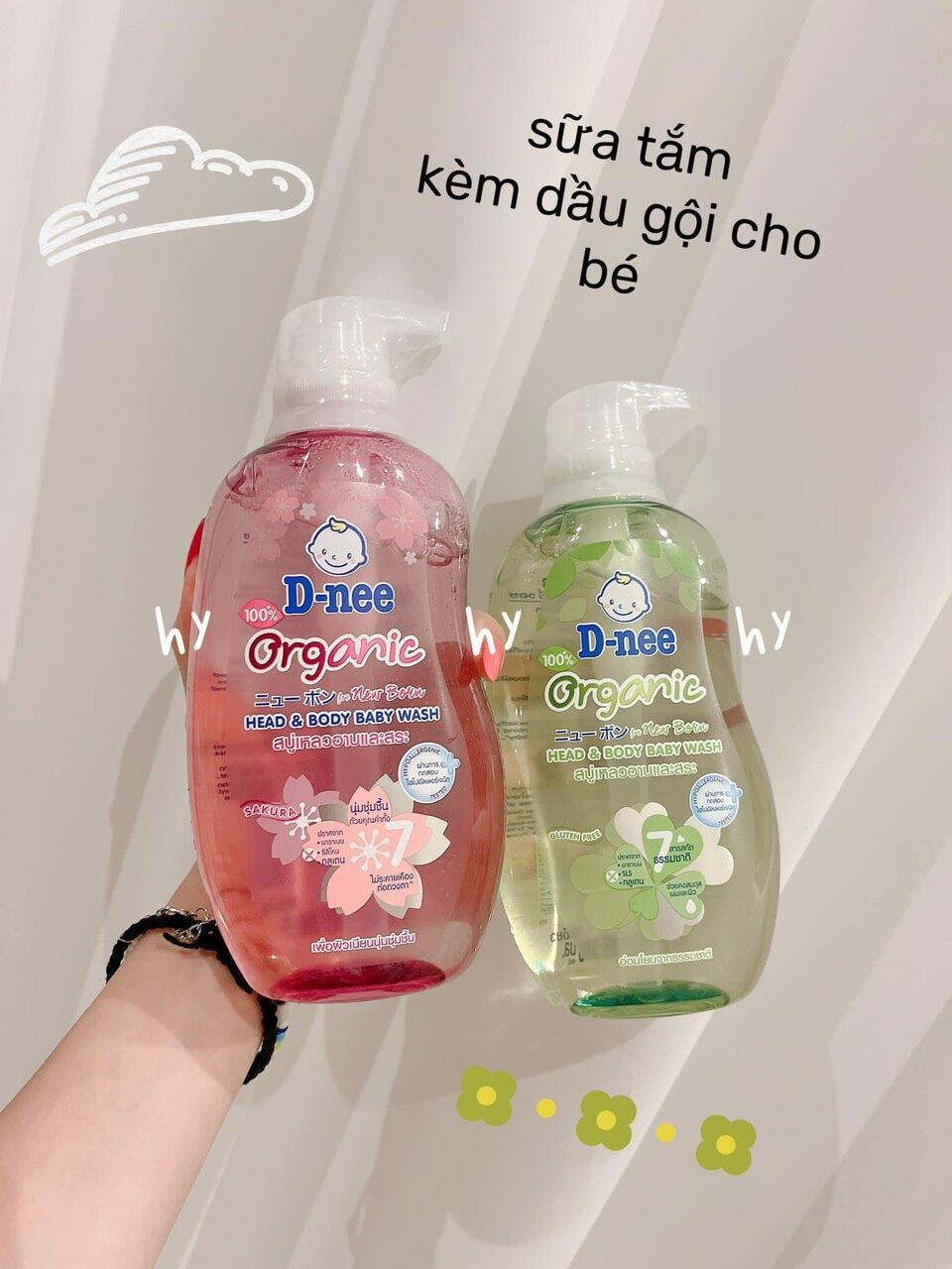 sữa tắm gội dnee kids thái lan