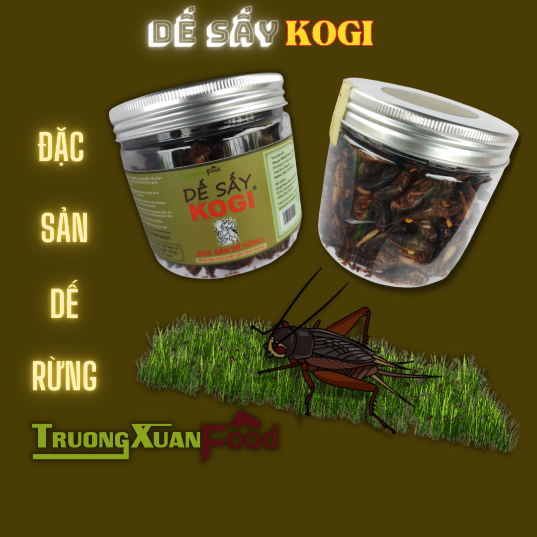 Dế sấy kogi - truong xuan food