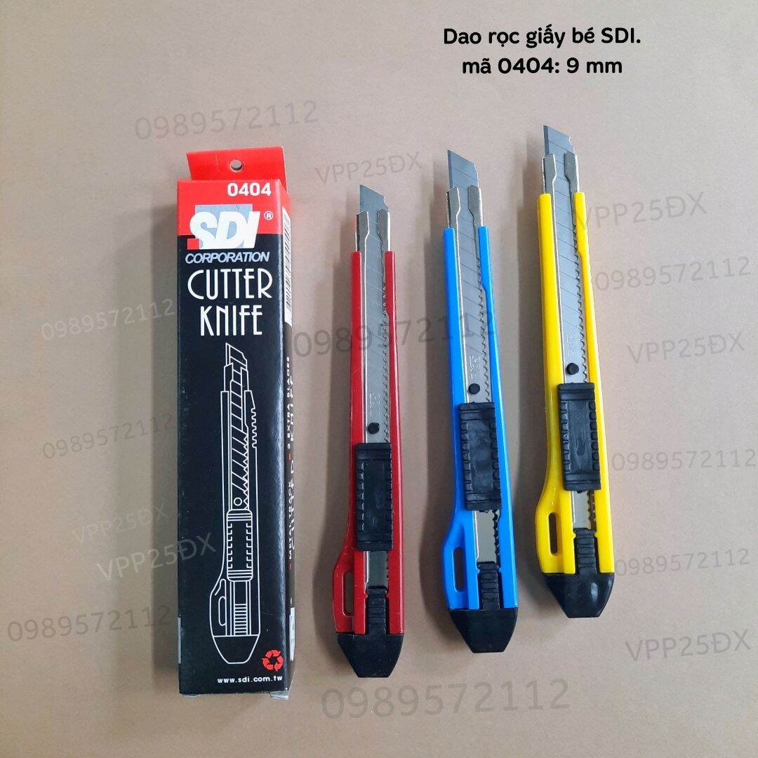 Dao trổ-Dao dọc giấy SDI to,bé kèm lưỡi thay thế. (1 cái)