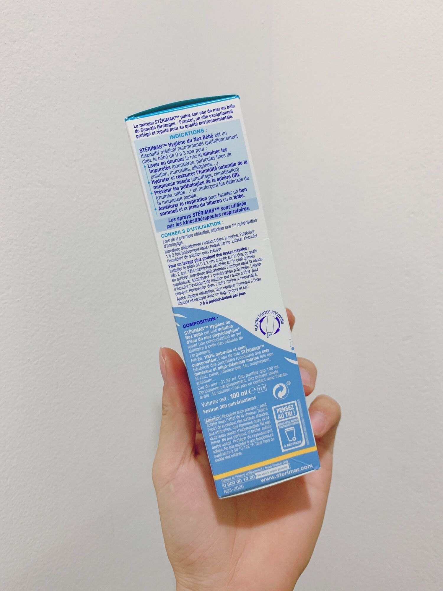 Xịt muối biển cá heo Sterima 100ml loại thường