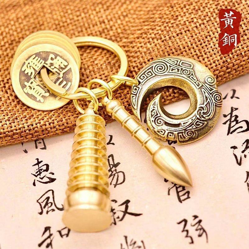 Móc khoá đồng tháp nghênh phong