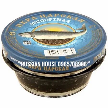 Trứng cá đen muối của Nga(trứng cá tầm) /105g
