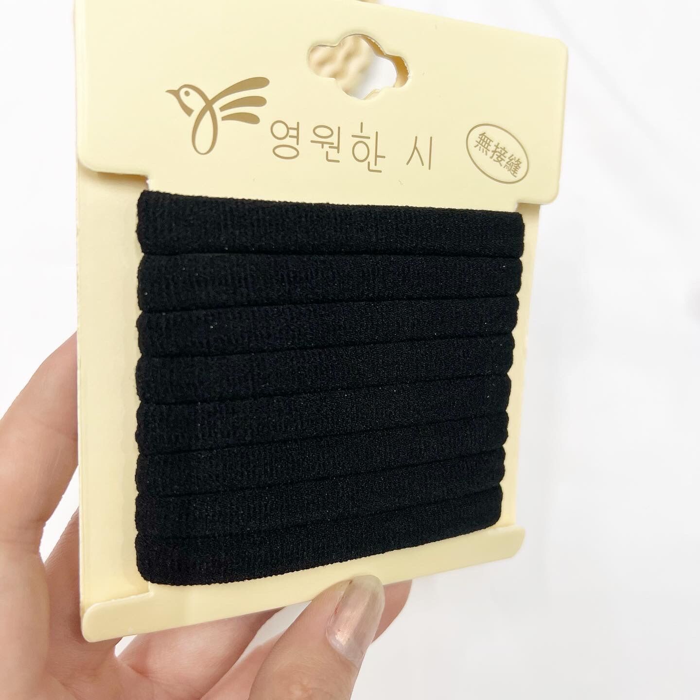 Vỉ thun cột tóc loại tốt dày dặn