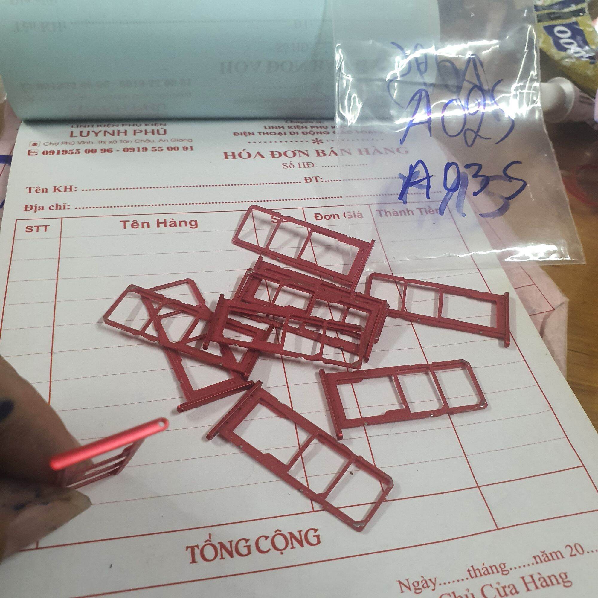 Khay sim samsung a02s a03s zin