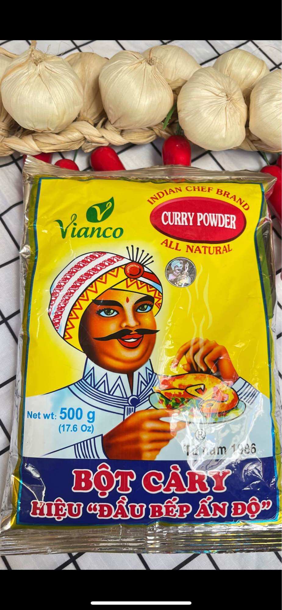 BỘT CARY / BỘT CARI ÔNG GIÀ ẤN HIỆU VIANCO 500GRAM