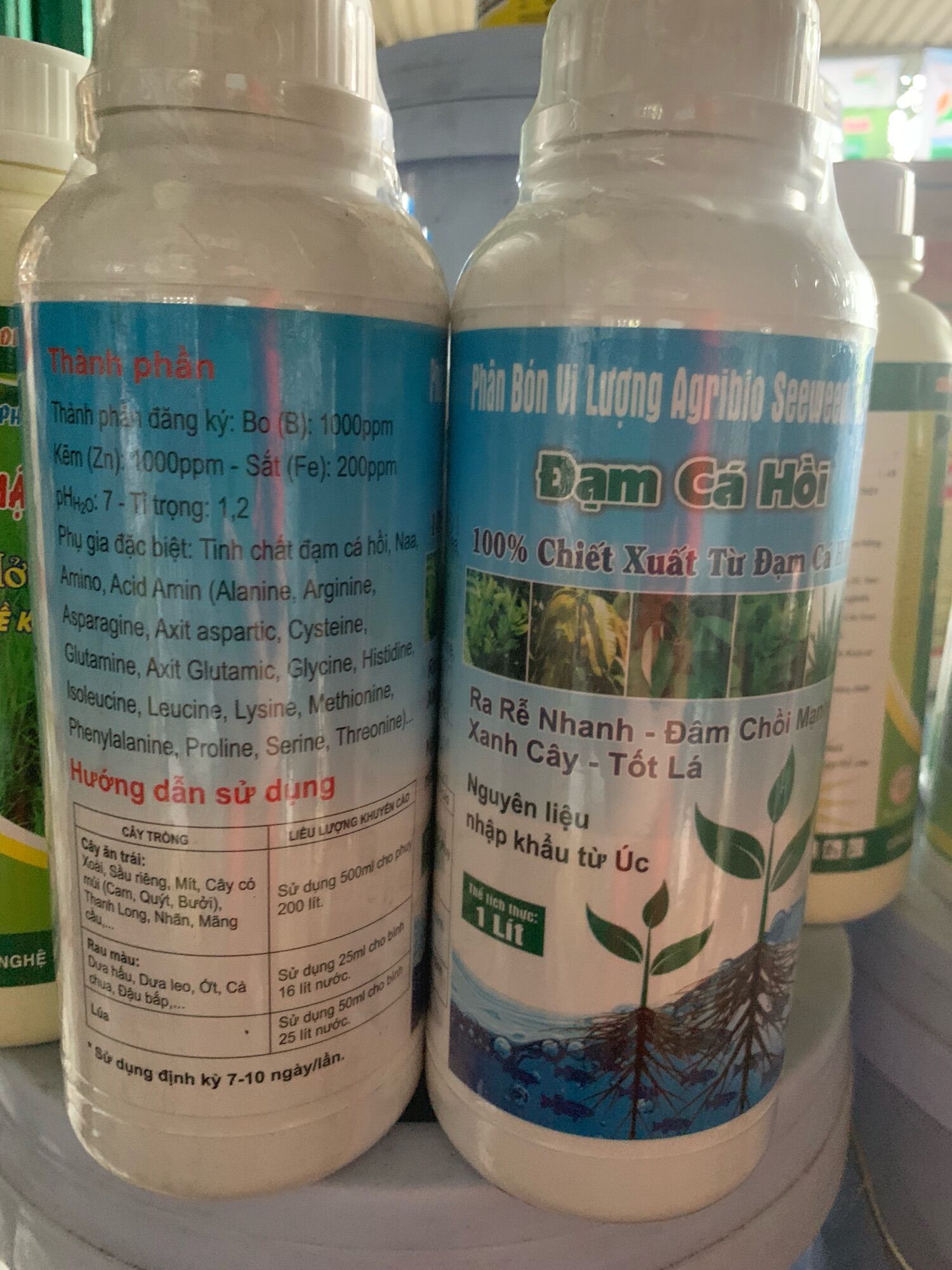 Đạm cá hồi chai 1lit của An Phát Nông